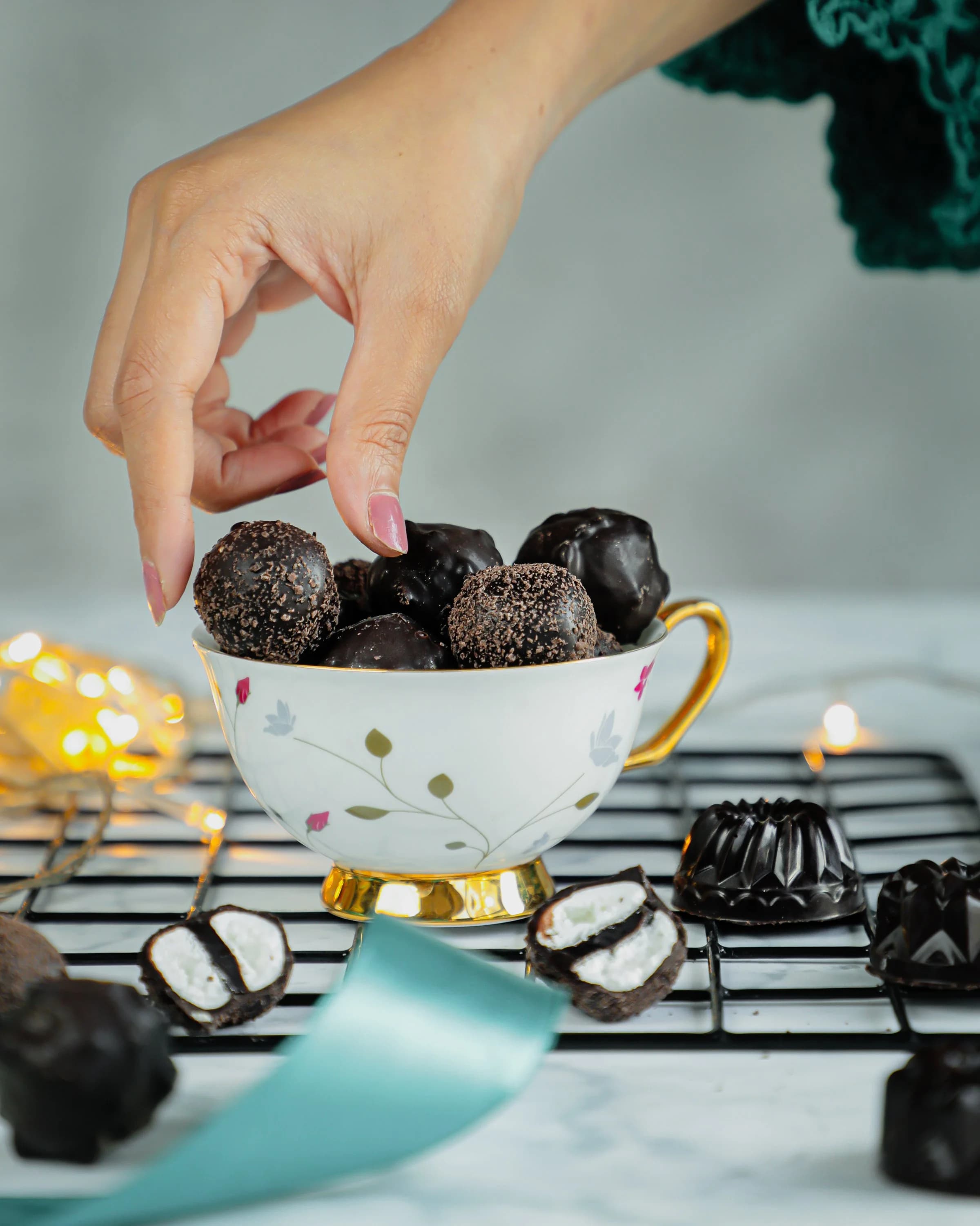 Handcrafted truffles, made to melt hearts.