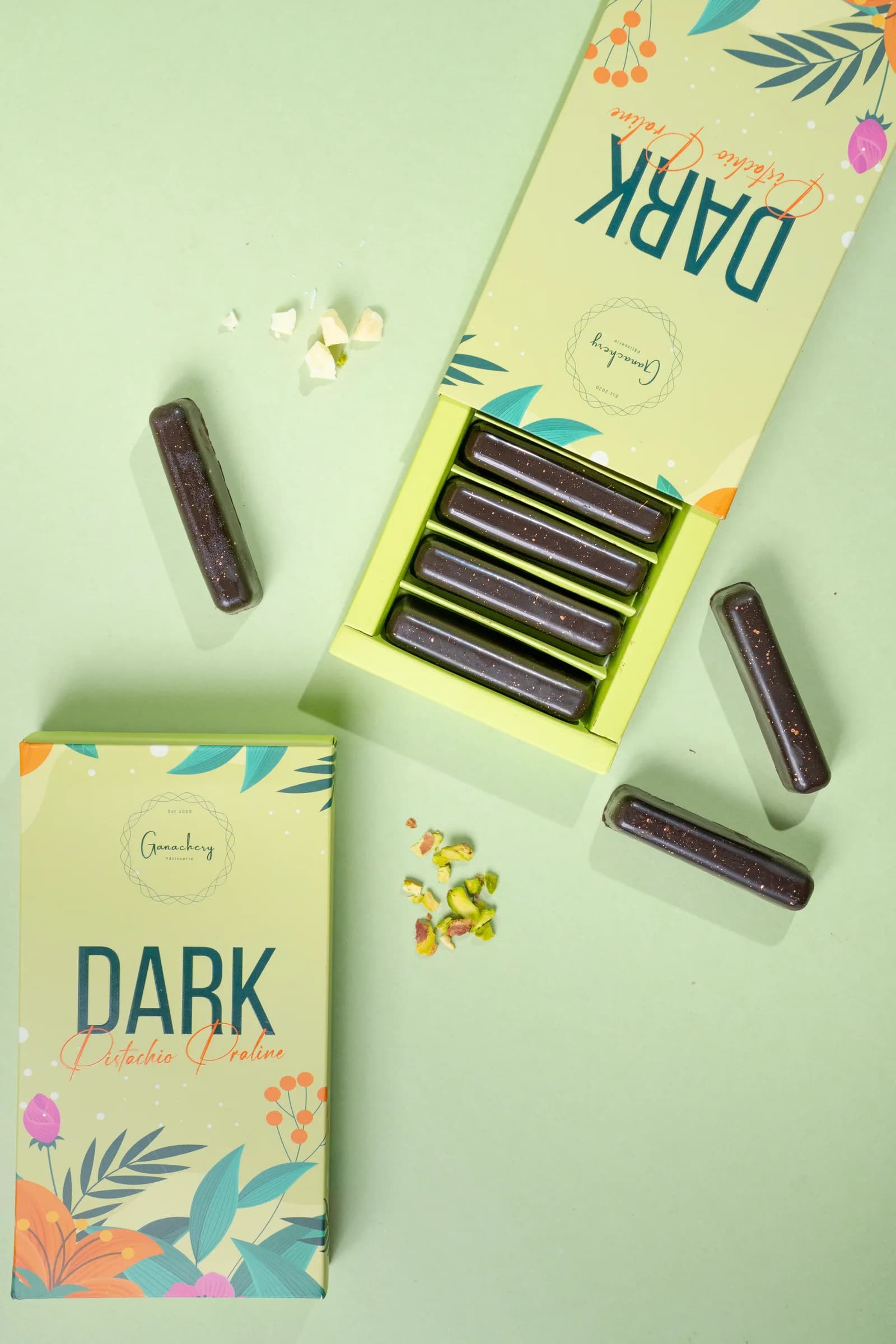 Pistachio Praline Sticks