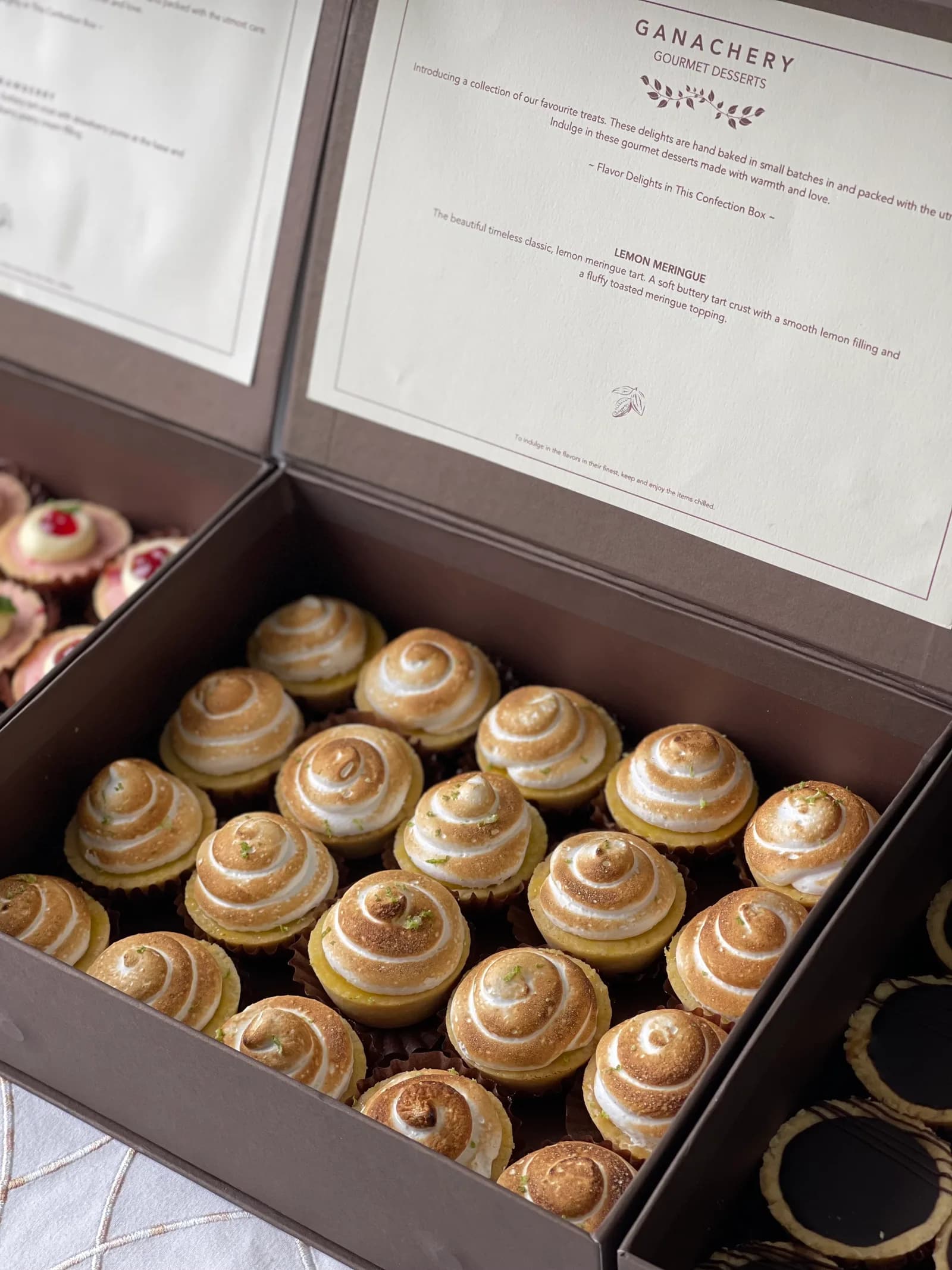 Box of Mini Lemon Meringue Tarts