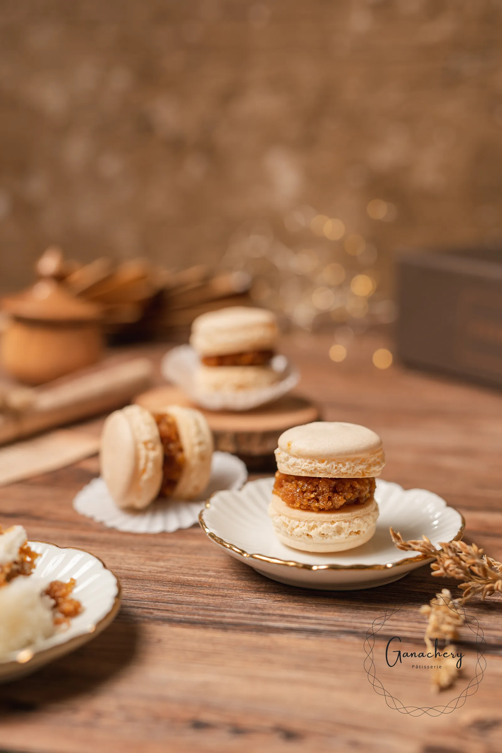 Bhapa Pitha Macaron