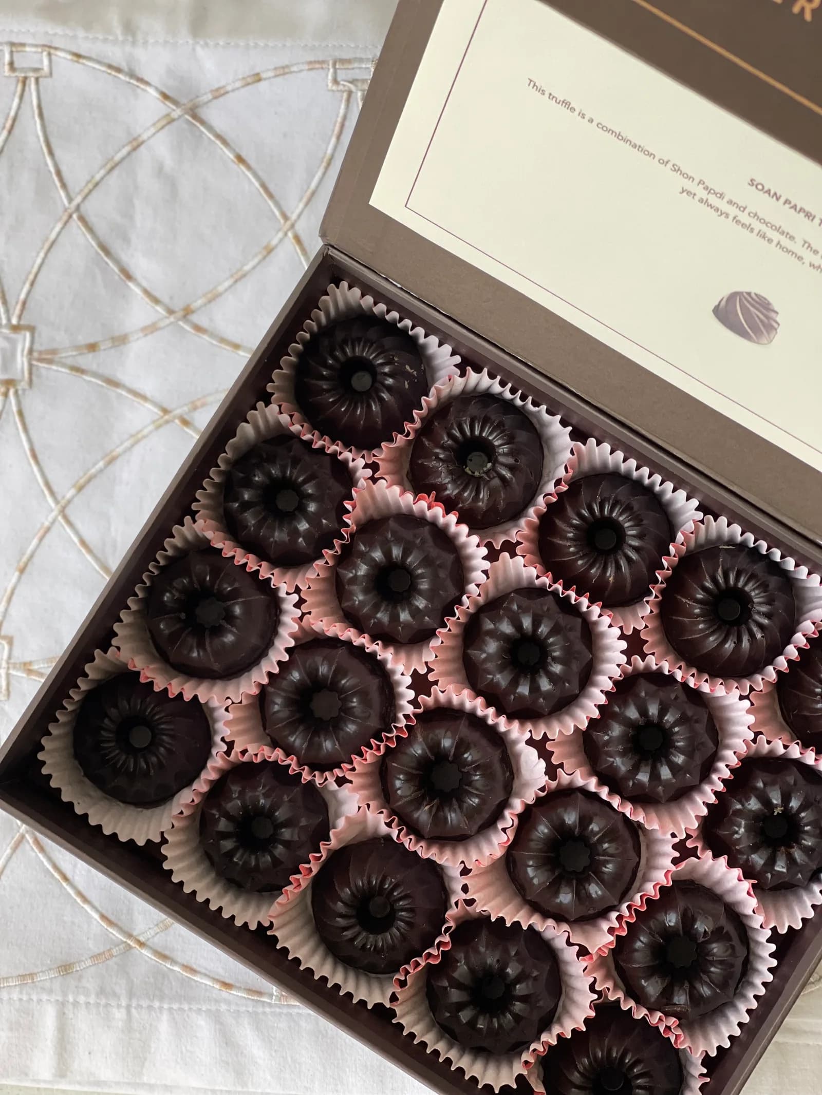 Box of Soan Papri Truffles